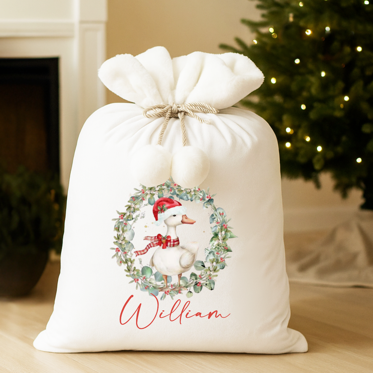 Personalised Christmas Santa Sack | Nutcracker Ballerina