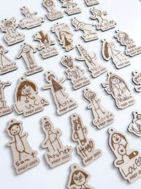 Personalised Kids Drawing Ornament