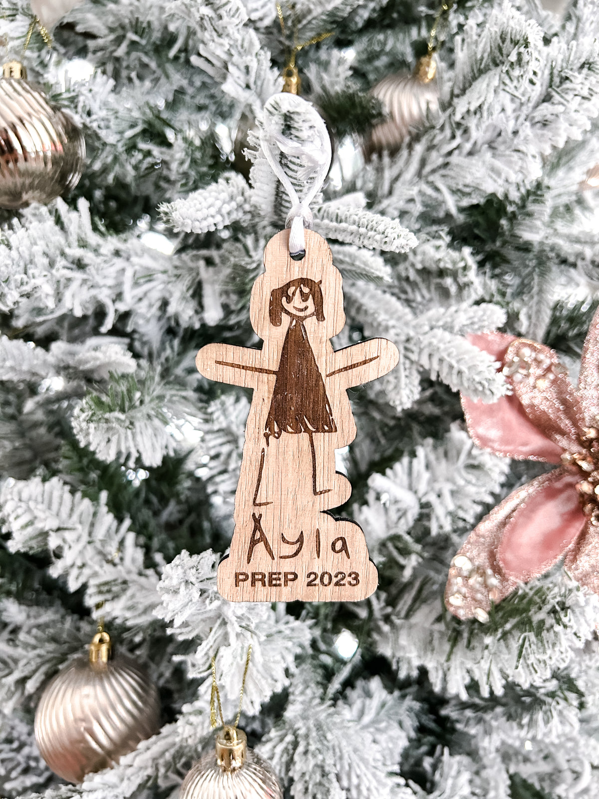 Personalised Kids Drawing Ornament