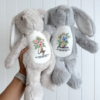 Personalised Bunny Christening Gift Ayla & Lara