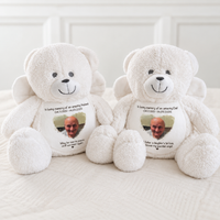 Personalised Photo Memory Teddy Ayla & Lara