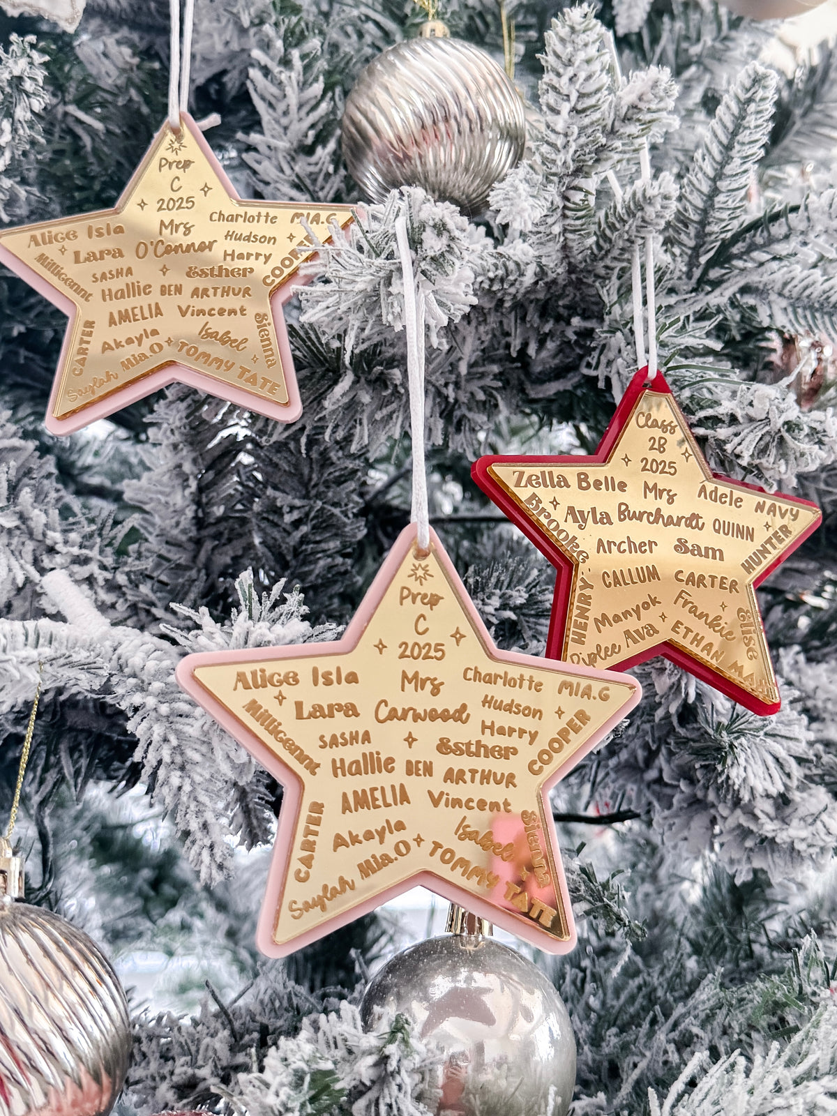 Personalised Teacher Ornament Ayla & Lara