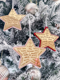 Personalised Teacher Ornament Ayla & Lara