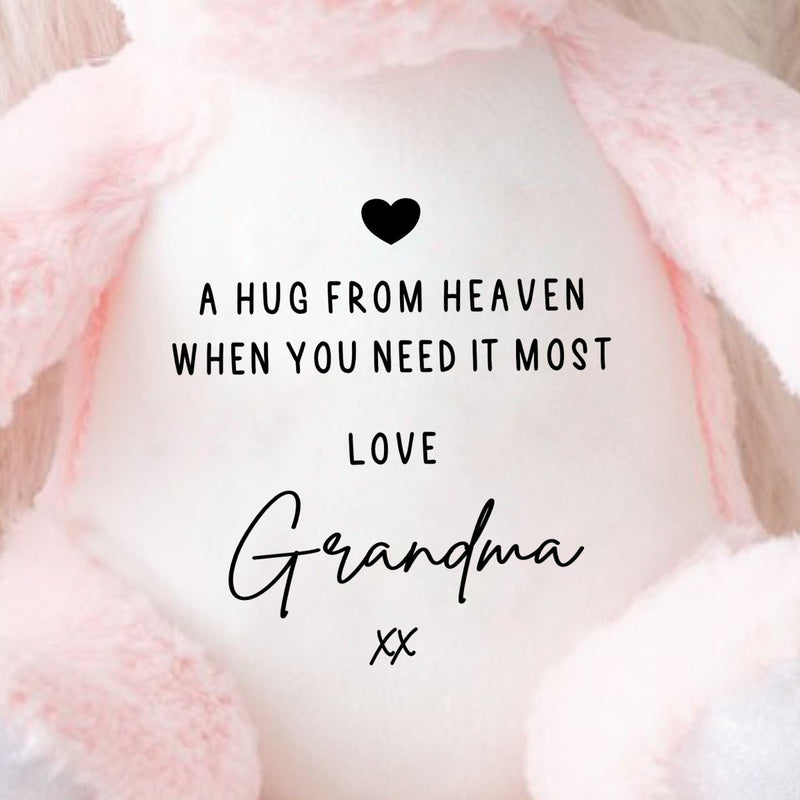 A Hug from Heaven Personalised Teddy - Ayla & Lara