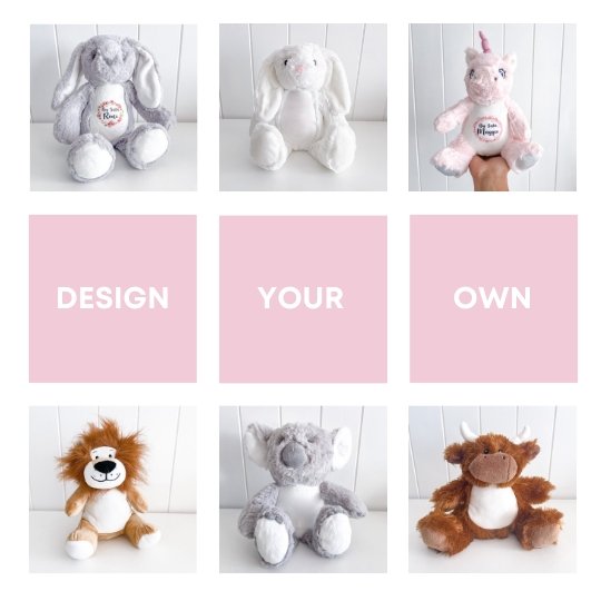 Design your own Personalised Plush Toy - Ayla & Lara