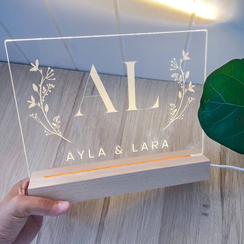 Large Custom Business Logo Light - Ayla & Lara