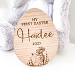 Personalised First Easter Plaque - Ayla & Lara