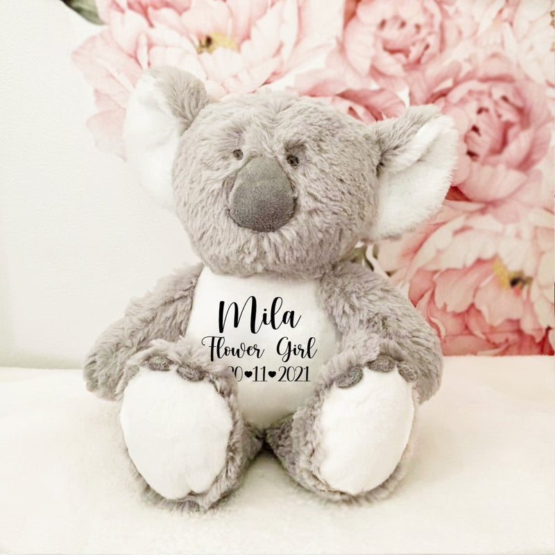 Personalised Koala - Flower Girl - Ayla & Lara